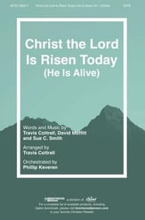 Christ the Lord Is Risen Today SATB choral sheet music cover